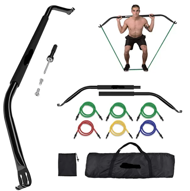 Portable Home Gym Resistance Bands Equipment System 6 Resistance Band Weightlifting Training Kit Bow and arrow fitness