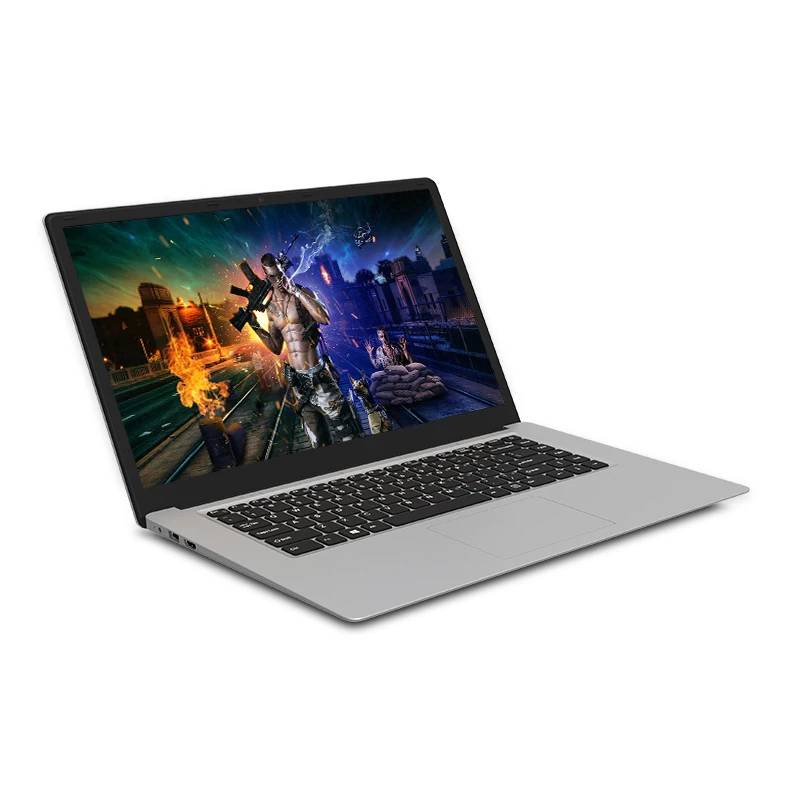 
Factory dire15.6 Inch 1080P Laptop Wind 10 Intel J3455 Quad Core 8GB RAM 128GB 256GB SSD Notebook with Full Layout Keyboard 