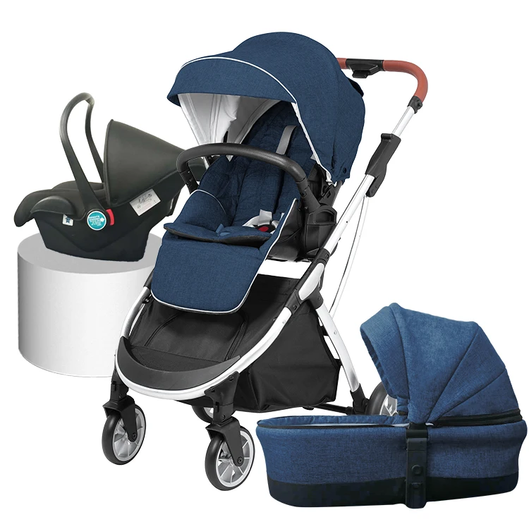 Wholesale  automatic folding bebek araba 3-in-1 travel baby pram system 3 In 1 Baby Strollers For 0-3 Years