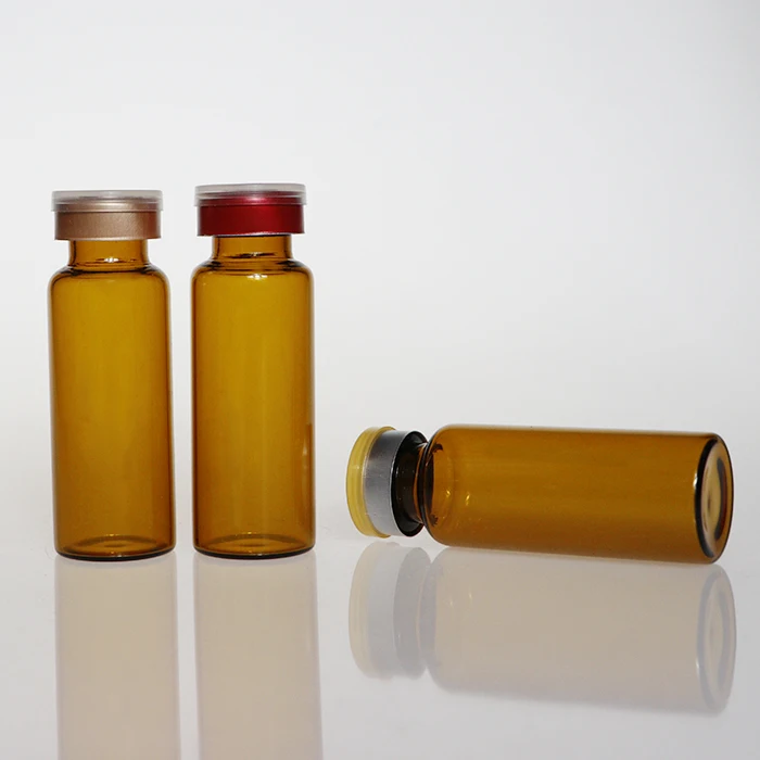Transparent Vaccine Medical Borosilicate Glass Bottle Vial