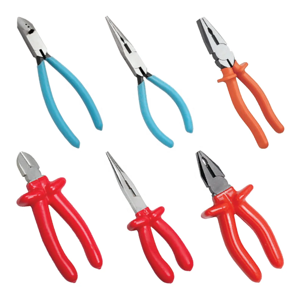 Various Types Of Multifunctional Electrician Pliers Crimping Stripping Pliers