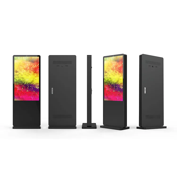 55 inch super slim ip65 2000 nits android outdoor digital advertising screen