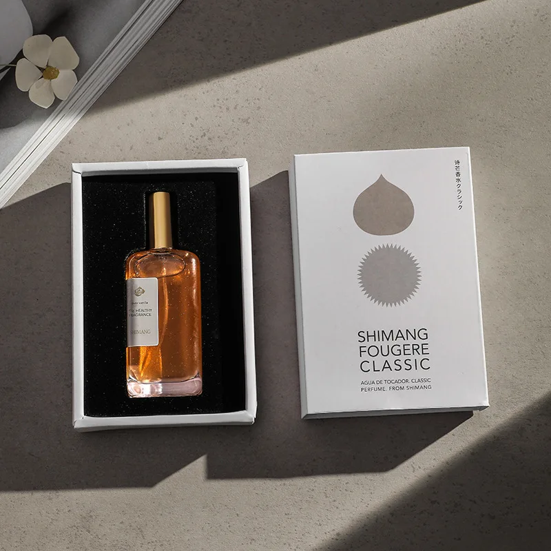 Custom Black Premium Cardboard Gift Boxes Perfume Bottle Paper Packaging Luxury Gift Box