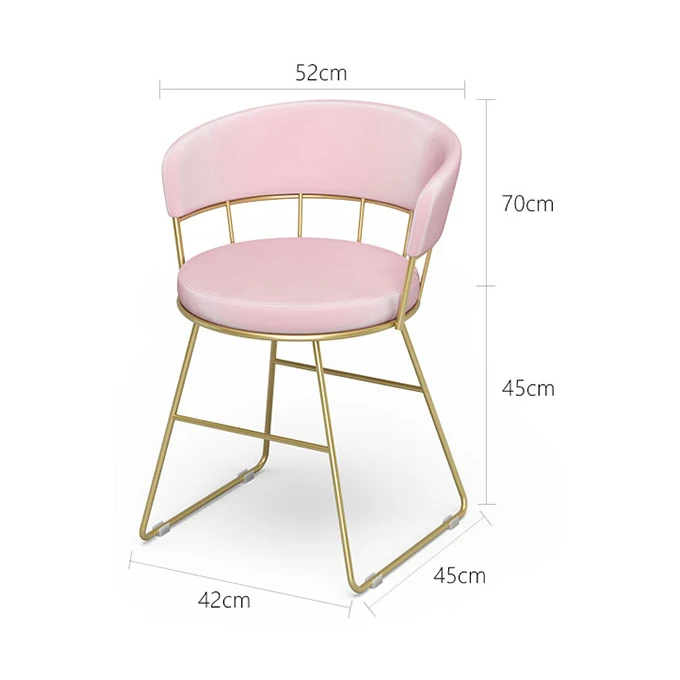 
Wholesale Creative Light Luxury salon furniture Nordic nail table with chair modern simple beauty salon manicure table set 