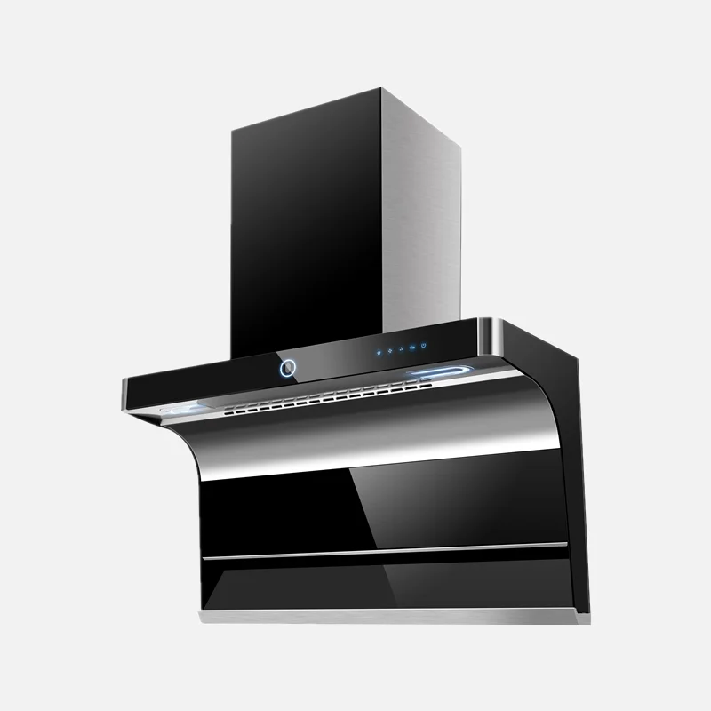 Good price stainless steel best kitchen fume extractor commercial energy-saving high suction range hood