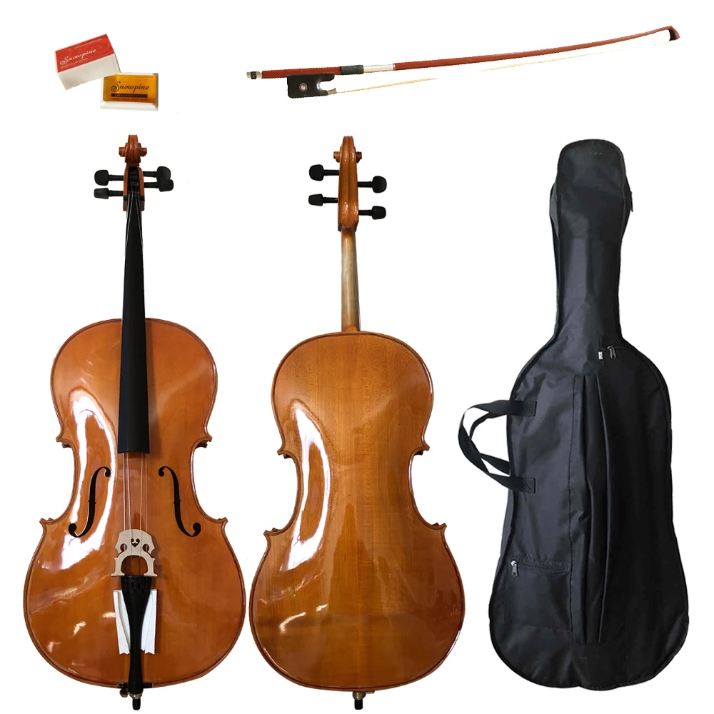Chinese Factory Wholesale Price Good Quality Student Beginner Solid Cello ( CS103H)