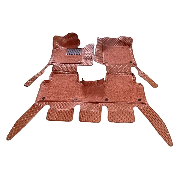 Custom 2024 Luxury Design Interior Auto Accessories For Sorento 2021 9D Double Xpe Leather Car Floor Mat