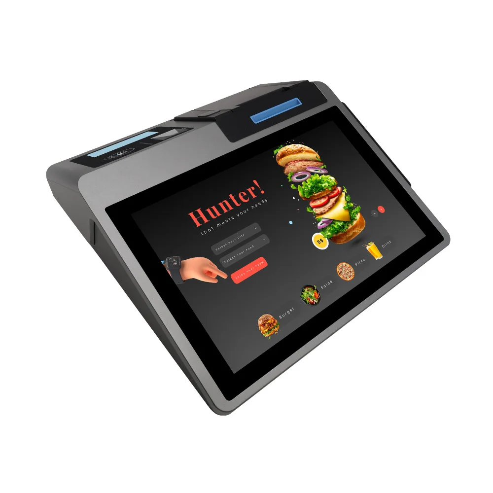 Z100 Latest Design Barcode QR Code Scanner 4G Wifi 10.1 Inch Android All-In-One POS Mobile Machine For Sale