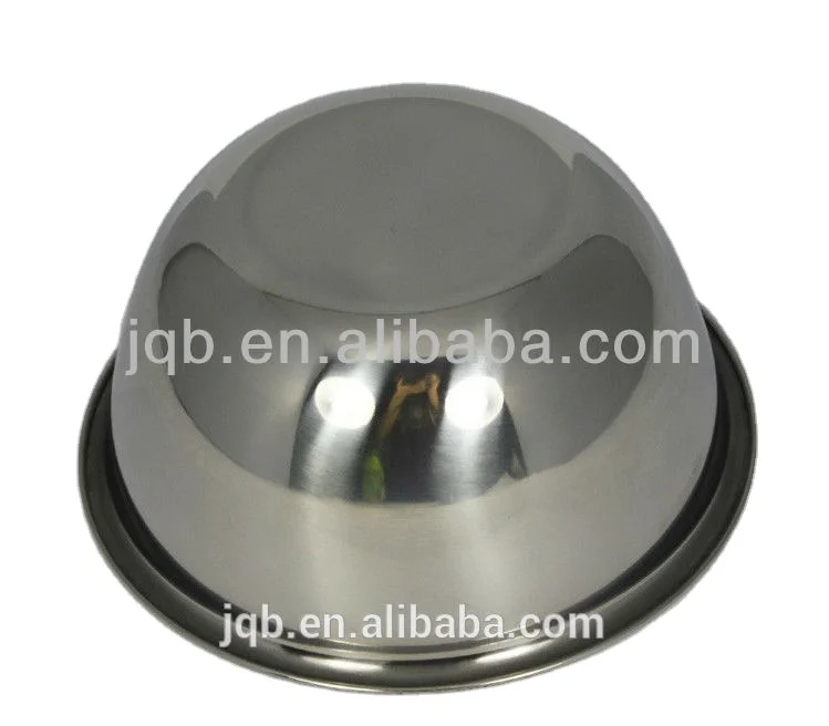 Высококачественная зеркальная полированная миска для супа из нержавеющей