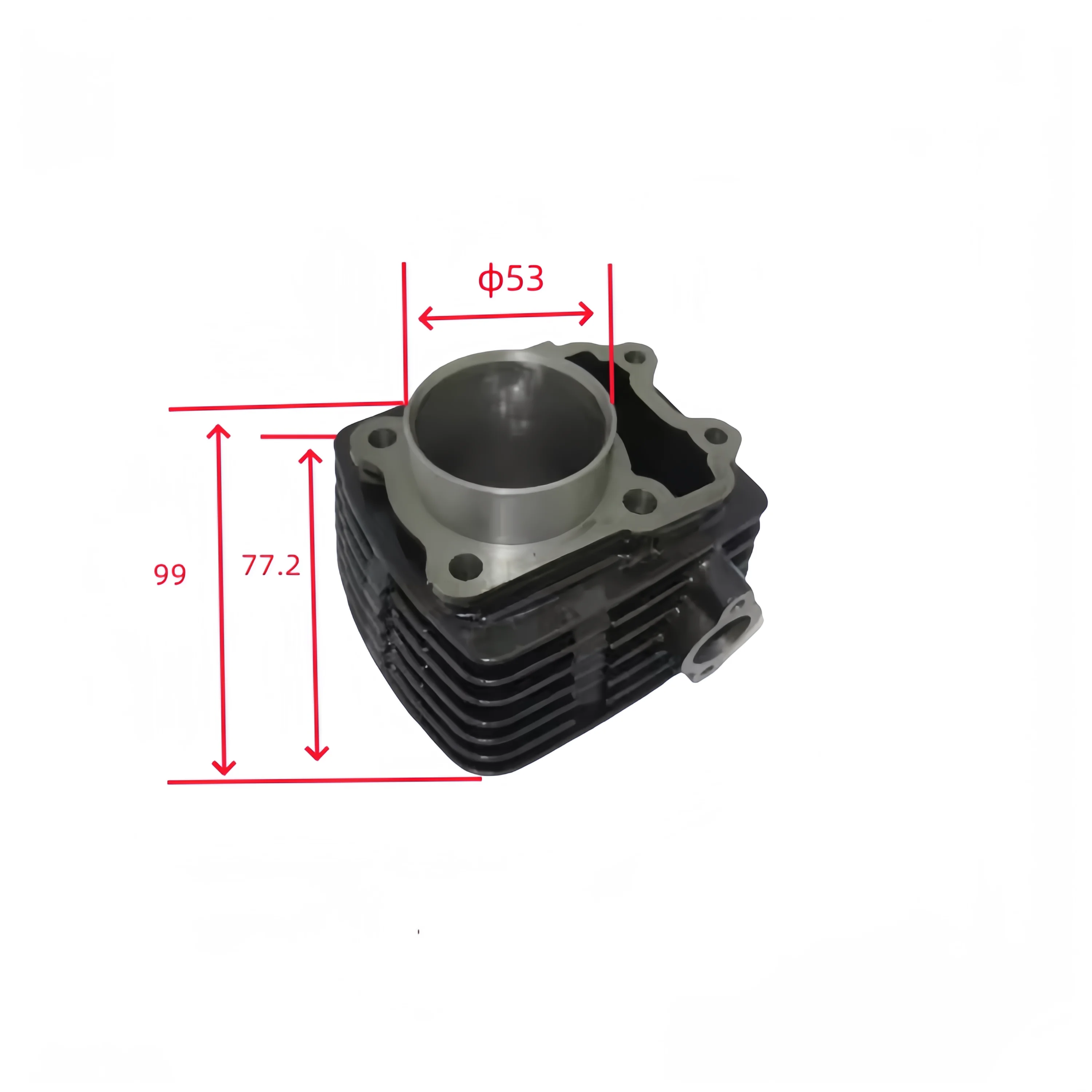 BAJAJ100 Motorcycle engine parts cylinder liner kit 100CC motorcycle engine spare parts cylinder block set