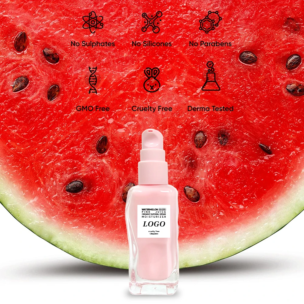BLIW OEM Korean Organic Natural Vegan Watermelon Pink Juice Bleaching Whitening Glow Face Cream