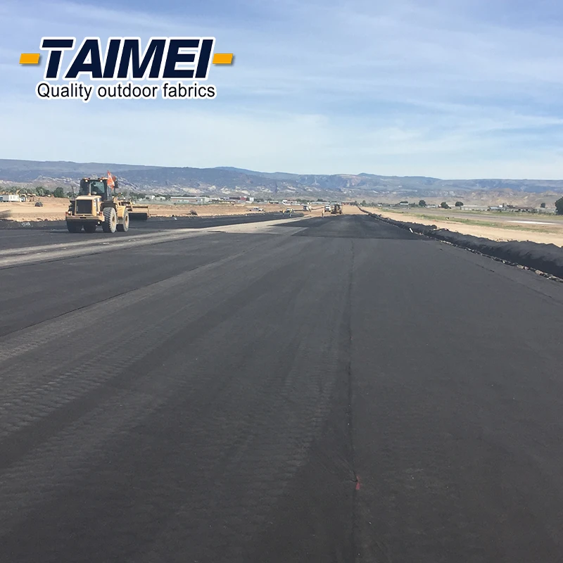 Non-Woven Drainage Fabric Mmembrane Road Building Polypropylene PP Geotextile for Constructions Projects