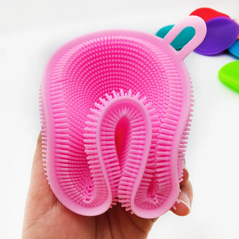 Free Samples Factory Wholesale kitchen dish washing mesh net scrubber sponge