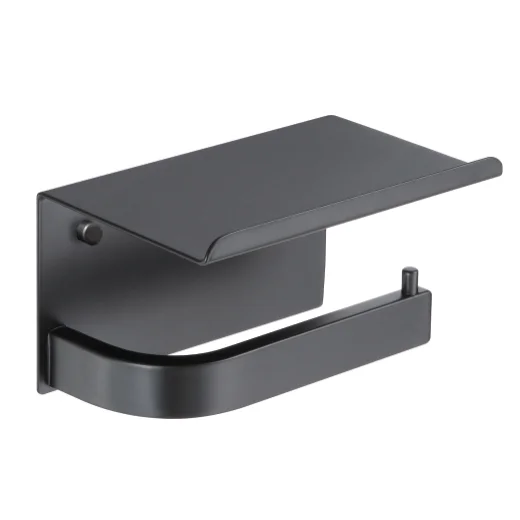 High quality bathroom storage fitting wall hanging stainless steel toilet tissue holder rolling toilet paper holder