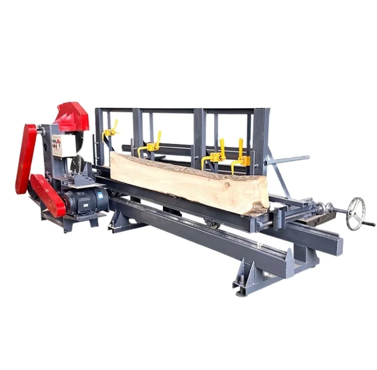 Four-axis Circular Blade Log Sliding Table Saw For Plank Cutting