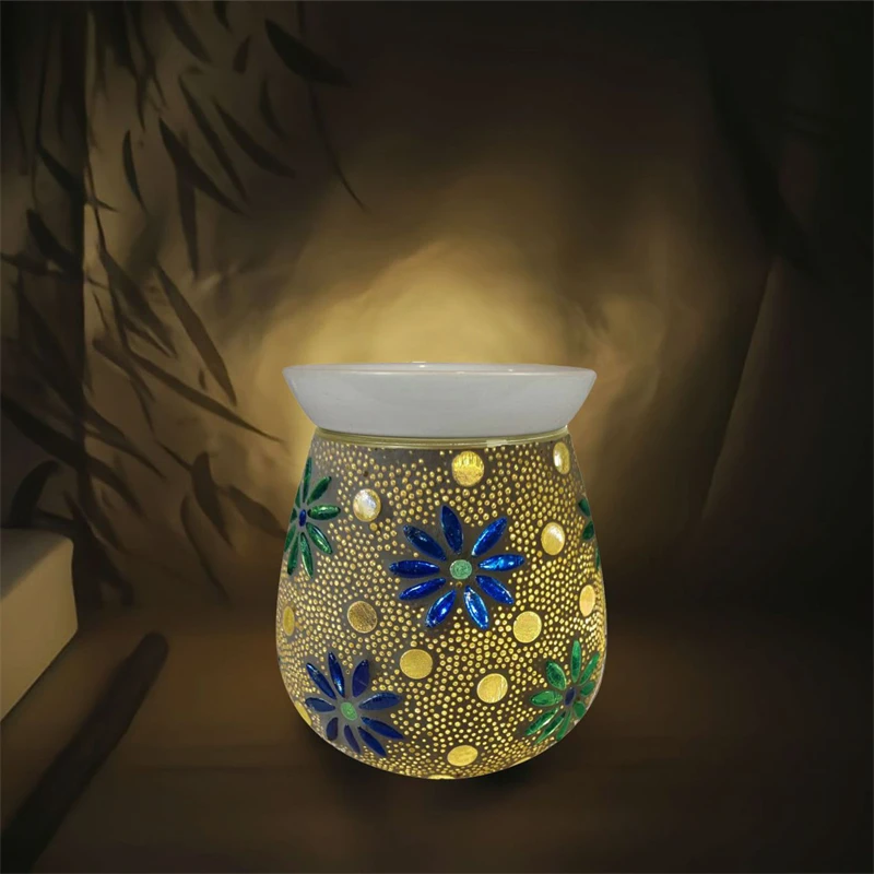 customize electric wax melter candle warmer gift set silicone wax warmer electric wax burner for melts