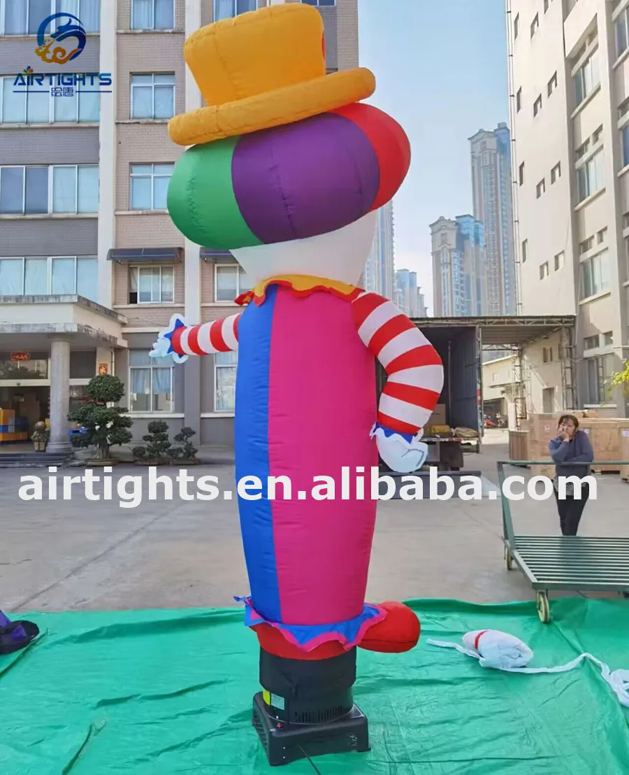 Factory Wholesale Price Attractive Clown Air Waver Waving Hand Inflatable Cartoon Air Dancer