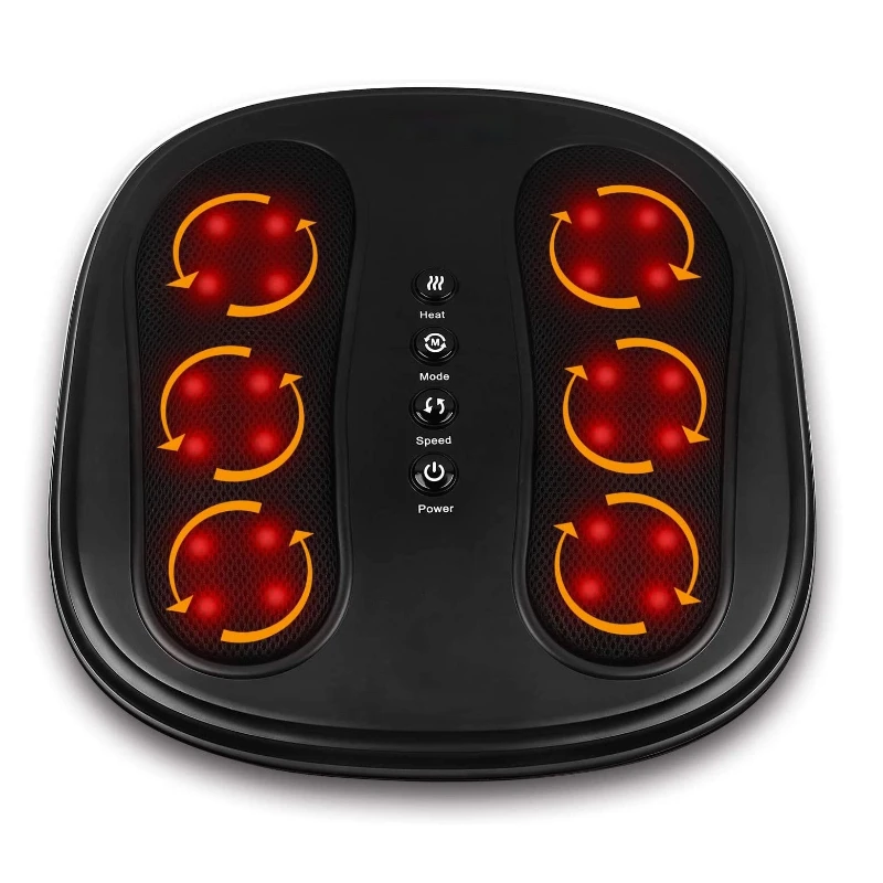 
FIT KING OEM new ems foot massager with heat spa roller mat pad foot massage machine chair pedicure foot spa bath massager 