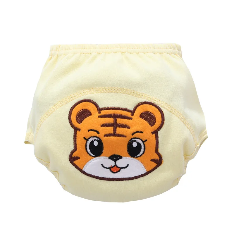 New Pattern Washable Baby Cloth Diaper Solid Color Crawling Pants Baby Training Pants