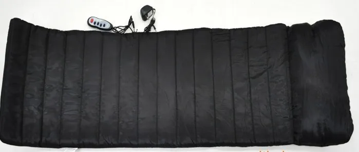 
Portable Black Body Relax Remote Control Vibration Heating Massage Bed Mat 