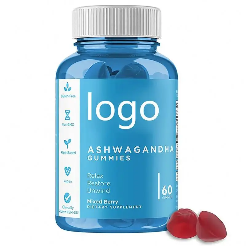 Wholesale Organic Ashwagandha Capsules Vegan Gummies