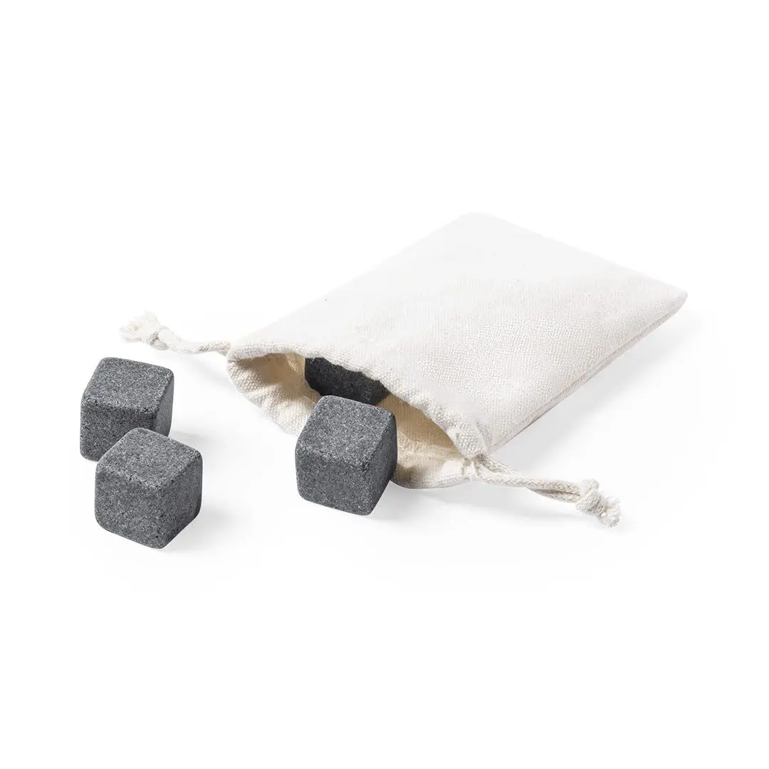 Natural Whiskey Stones 6 Black Reusable whiskey ceramic ice stones ice tartar white ice cubes