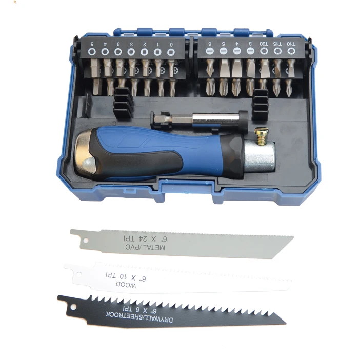 Professional Electronics Repair Tool Set 33PCS Precision Ratchet Screwdriver Bits Set with Handle