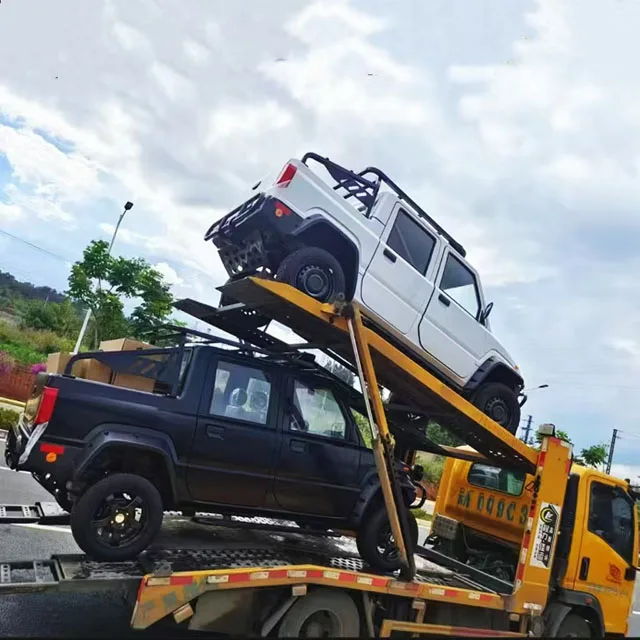 Electric truck 4x4 New Electric Pickup Car Electric Utility truck with Cargo Box Pickup vehicle Electric Car 4 seats