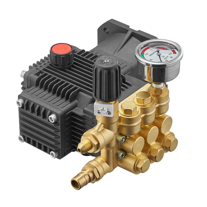 220v cleaning machine pump high pressure plunger pump 125bar 1800PSI reciprocating triplex plunger pump