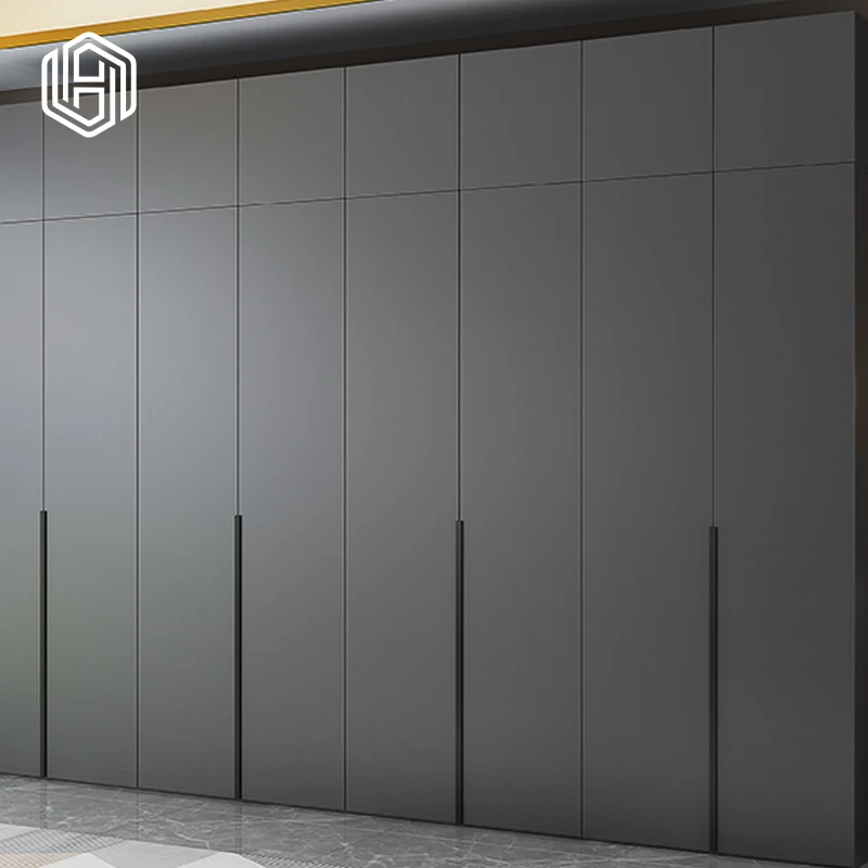 
huijuyoupin wardrobe wooden bedroom furniture Customized furniture factory sliding door wardrobe 