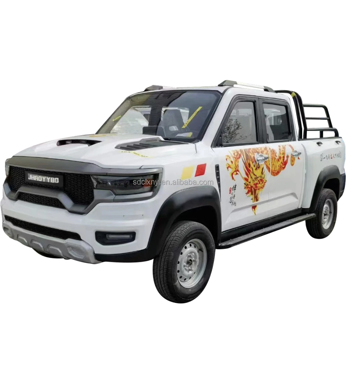 China professional manufacturer Four door four seats enclosed trunk pick-up truck