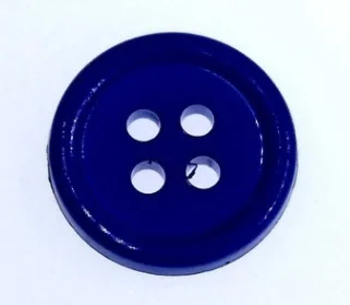 Plastic button 4 holes  28L