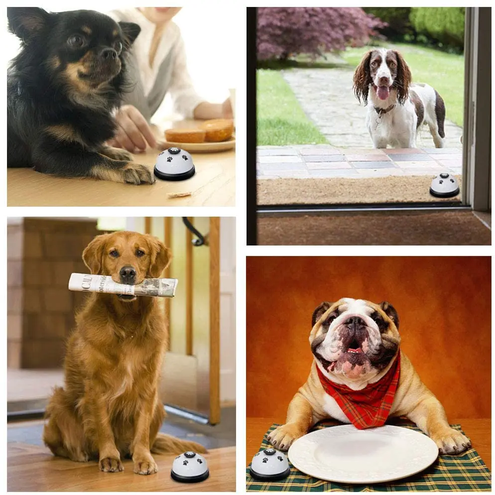 Non Skid Rubber Bottoms Dog Door Bell Wholesale Customized Pet Training Bell Dog Training Dinner Bell