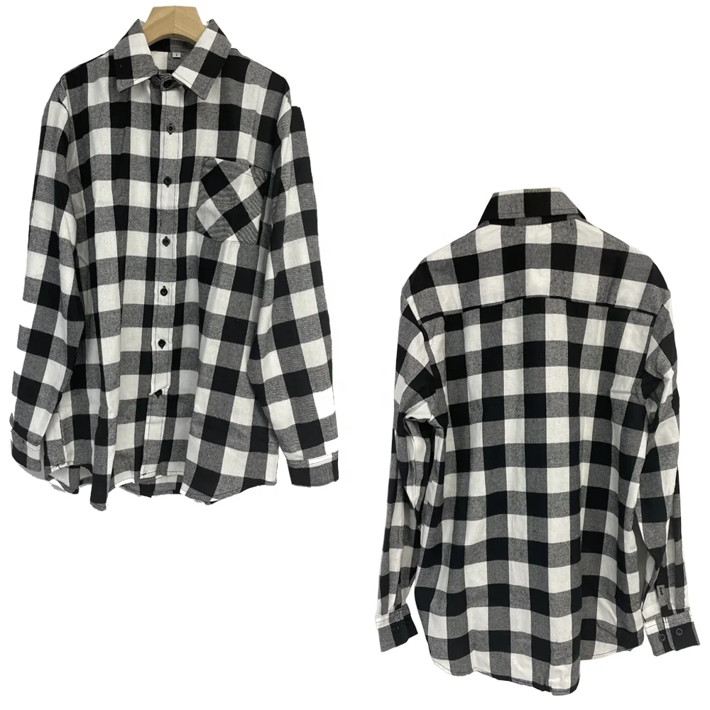 Hot Selling and Popular Flannel Plaid Shirt for Men and Women