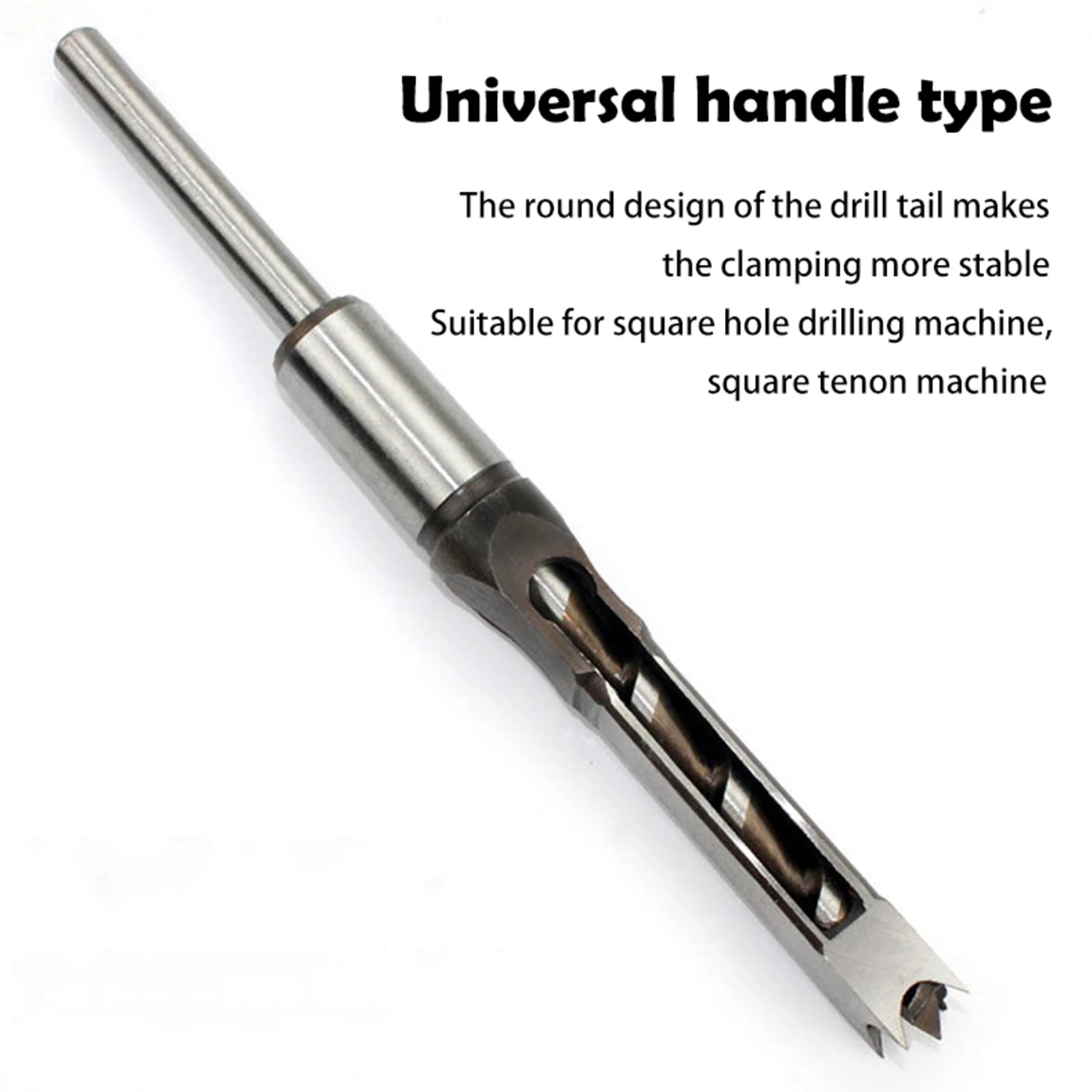 HSS Drill Bits Square Drill Bits Flush Chisel Square Hole Woodworking Drill Bit Tool Kit Set