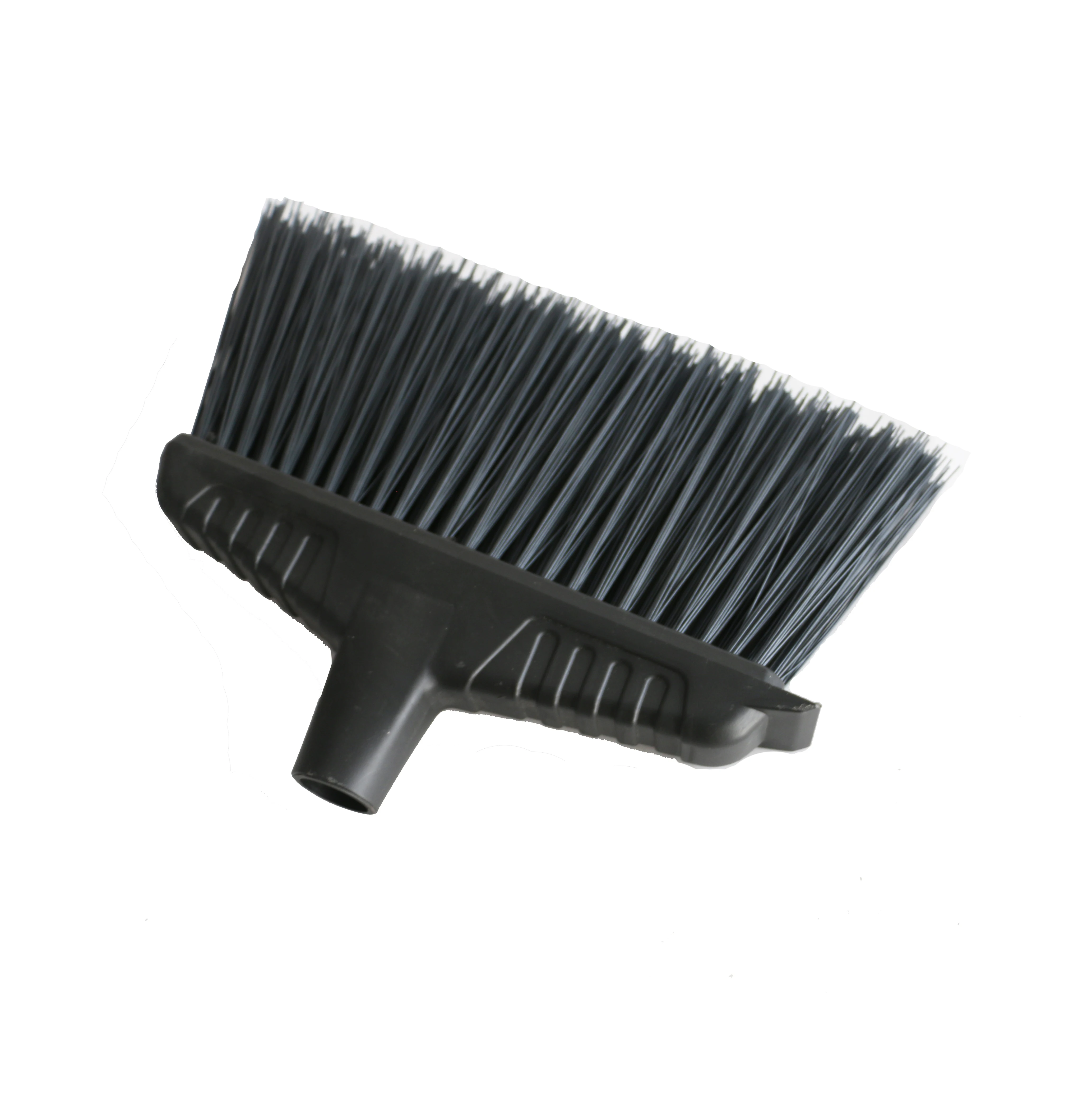 commercial heavy duty plastic yard lobby broom  with strong long stick hard bristle broom street broom
