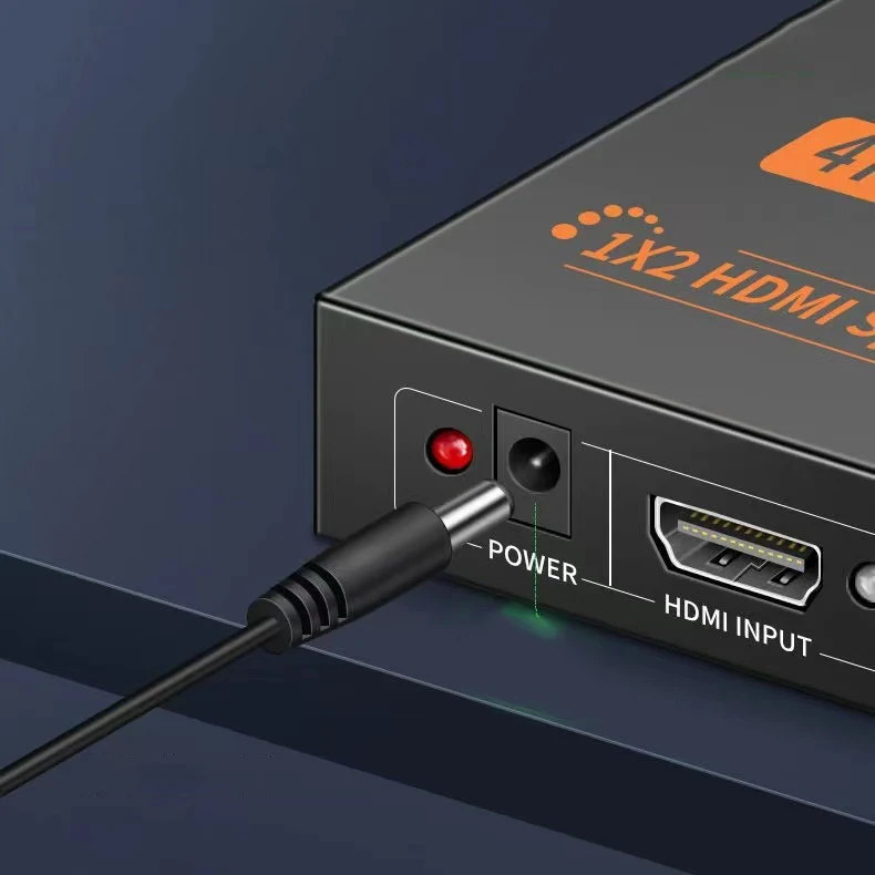 Jasoz 4K mini 2 Port 3D full HD 10801 in 2 out hdmi splitter 1x2 hdmi splitter For PS3 Xbox EU US UK Plug