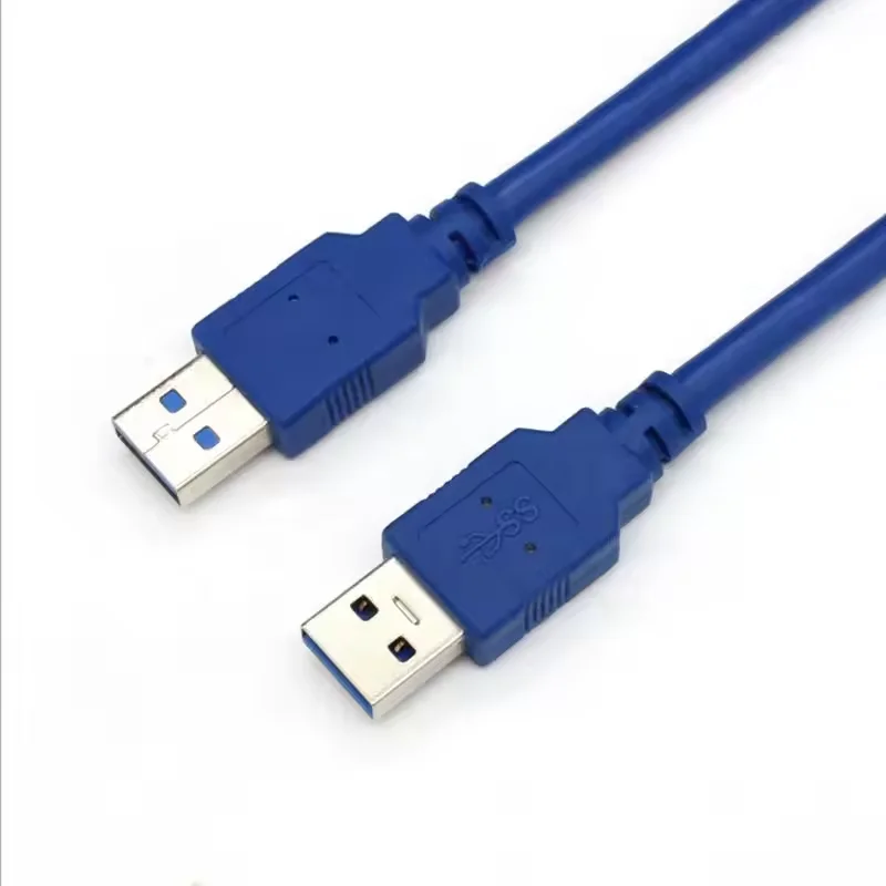 High Quality USB 3.0 Male to Male Type A to A Extension 12V 3A Fast Charging Power Data Cable for Camera Printer Computer