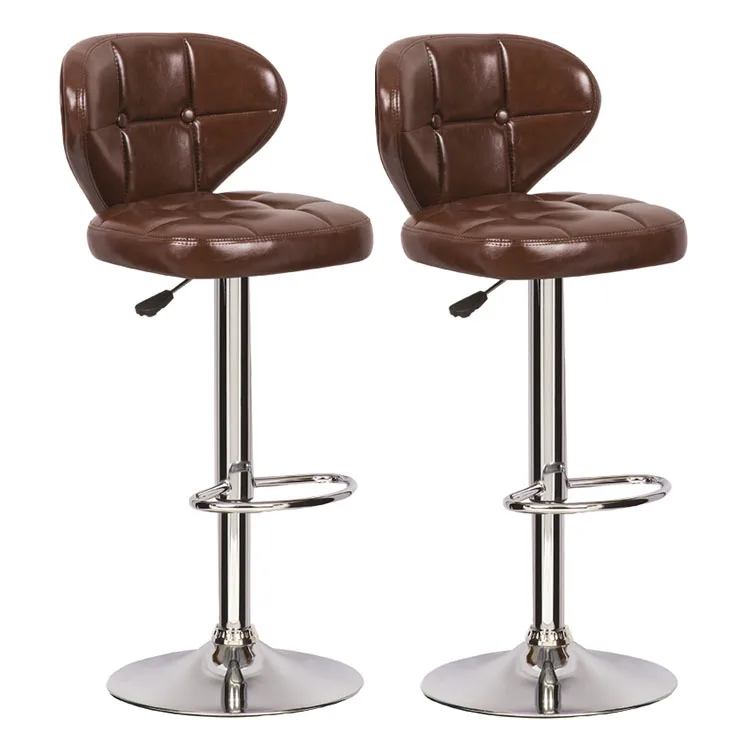 
Vintage pu leather bar stools upholstered high quailty chairs bar barstool 