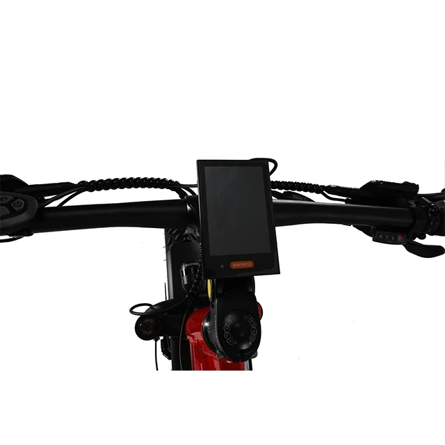 Long range electric bike mountain bicycle full suspension  fat tyre bicycle  mid drive bafang motor  e bike