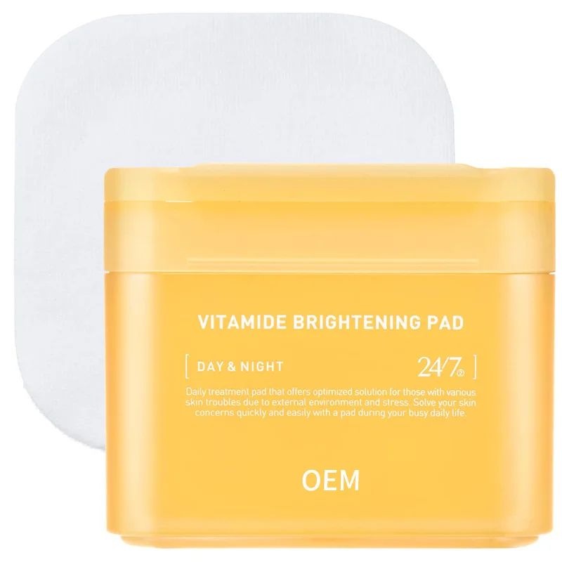 Korean Skincare Prevent Breakouts Improve Skin Texture Exfoliating Facial Toner Pads for Dead Skin & Blackheads, Minimize Pores