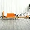 2023 Hot Sale Durable Beech Wood Pilates Reformer Home Gym Equipment with Folding Feature for Yoga Practice