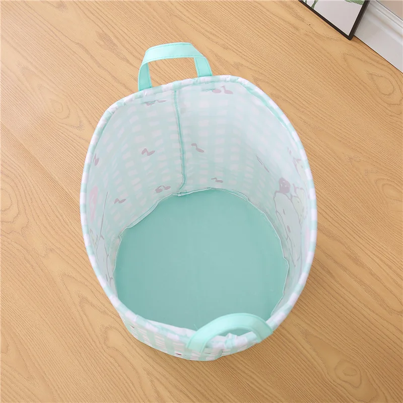 DHF123 Новый мультяшный Pochacco Keroppi складное ведро для хранения ткани Оксфорд Игрушка Корзина одежды kawaii Kuromi Melody корзины белья