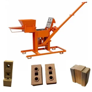 QMR2-40 Hand Press Manual Interlock Hollow Solid Paver Mould Compressed Mud Earth Soil Clay Brick Block Making Machine
