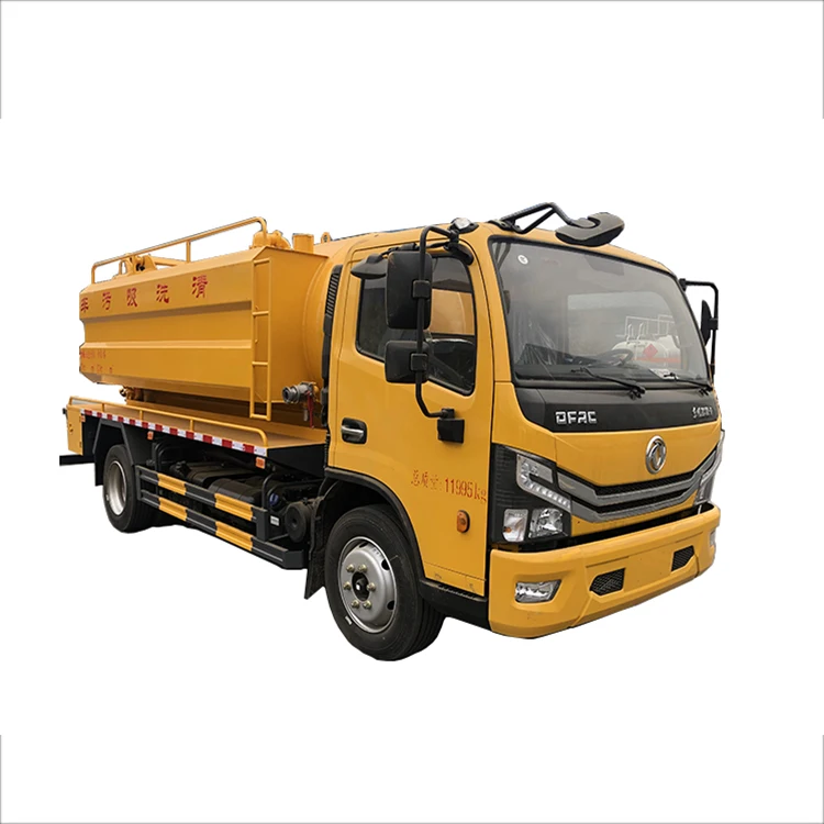 Factory outlet dongfeng Duolika euro6 diesel 165hp 170hp 10cbm tank capacity sewage suction truck for sale