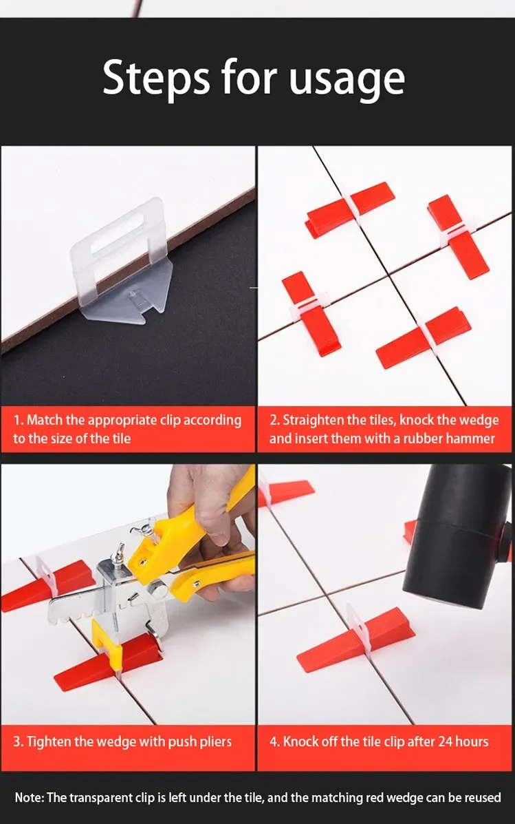 High quality  tile spacer tile leveling system tile tools use it on the floor