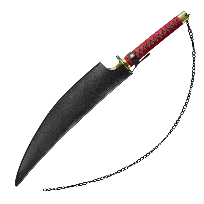 Toy Sword Steel Wooden 104cm Anime Katana Toy Wooden Samurai Sword Weapon Samurai Demon Slayer Wooden Japanese Bamboo 1:1 104cm