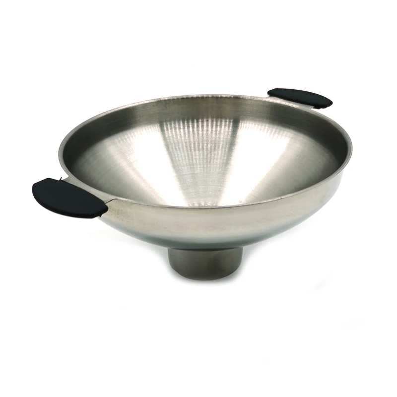 Консервная Воронка Из Нержавеющей Стали, воронка с широким горлышком для варенья, воронка с ручкой, консервная Воронка для широких и обычных банок, передающая жидкость