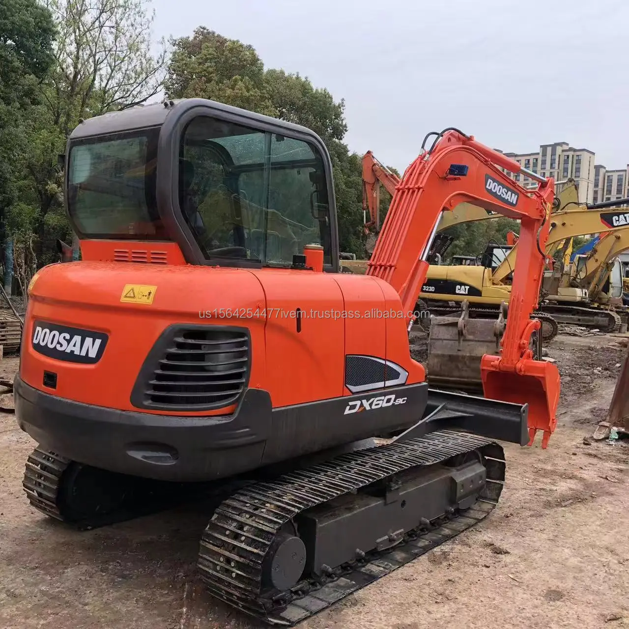 Doosan DX60 мини-экскаватор 6 тонн б/у высокое качество компоненты сердечника землеройного оборудования в комплекте двигатель насоса двигателя PLC