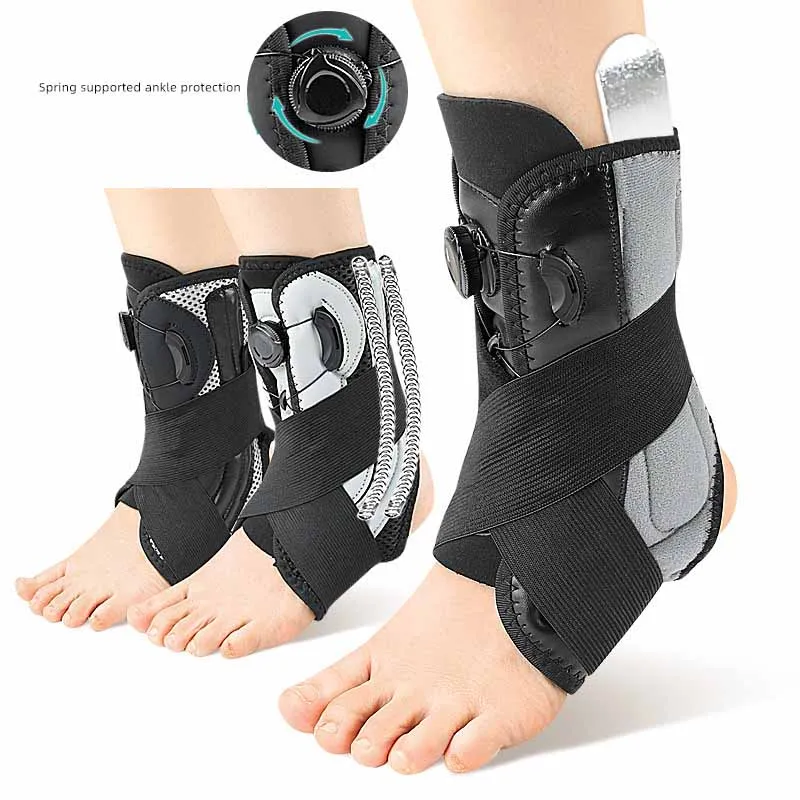 Home use stablization tendon splint injury recovery rotate button ankle support brace for men women